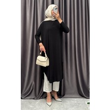 Yanları Yırtmaçlı Sandy Tunik