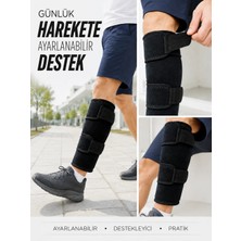 TeknoKapsül Ayarlanabilir Alt Baldırlık Baldır Destekliği Çift Bantlı Spor ve Günlük Kullanım
