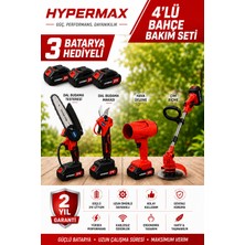 hypermax Profesyonel Çim Biçme Makinesi Hava Üfleme Makinesi Dal Budama Makası ve Budama Testeresi