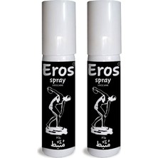 Eros Black *de.lay Spray* 2 Adet Erkeklere Geci.ktirici Sprey 20 ml