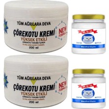 Çörek Otu Kremi Xl Boy 2X200 Ml+Snow Kitten 2X50 ml Menthol Balm