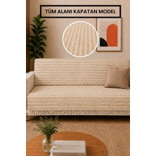 Gizo Home Ars | Pamuklu Kaymaz Yıkanabilir Çok Amaçlı Bohem Koltuk Örtüsü Tekli&ikili&üçlü 180X210 Çekyat Örtüsü, Berjer Örtüsü, Koltuk Şalı