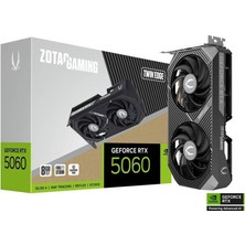 Quadro Zotac Geforce RTX5060 8gb Gddr7 128BIT 3xdp-Hdmi (Geforce Rtx 5060 Gaming Twin Edge) Ekran Kartı