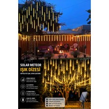 Meteor LED Güneş Enerjili Kayan LED Gün Işığı LED Iç Mekan Dış Mekan Bahçe Teras Yazlık Ev Ofis Dekor Süsleme