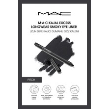 M.A.C M·a·c Kajal Excess Longwear Smoky Eye Liner Uzun Süre Kalıcı Dumanlı Kajal Göz Kalemi - Pitch