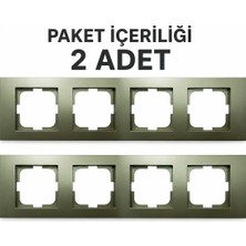 Ovivo Grano Titanyum Dörtlü Çerçeve 2 Adet