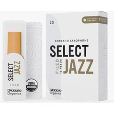 D'Addario Organıc Select Jazz Fıled  Soprano Saksafon Kamışı 10LU Paket No:2 Soft