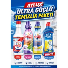 Aylux Stain Remover Leke Çözücü 900 Ml, Active Bleach Çamaşır Suyu 900 Ml, Flashlux Tuz Ruhu 900 ml , Bulaşık Deterjanı 700 ml Hediyeli