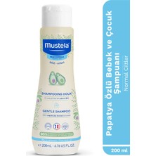 Mustela Papatya Özlü Göz Yakmayan Kolay Tarama Bebek ve Çocuk Şampuanı 200ml