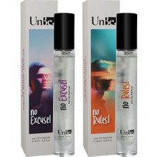 Unbe. Erkek Parfüm Seti | No Rules 10 ml & No Excuse 10 ml | Narenciye & Odunsu