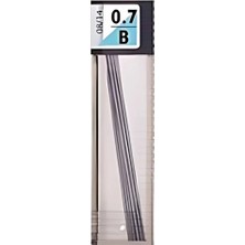 Mikasso Min Mono Leaf 0.7mm Hb Kalem Ucu, Siyah, 12 Uçlu, Dayanıklı Tehlikeli Değil