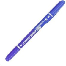 Mikasso Dong A My Color 2 Tone Çift Uçlu Kalem - Mavi ve Lacivert Lacivert