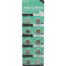 sbodurhome Ag9 LR936 1.5V Alkalin Düğme Pil (10’lu Paket)