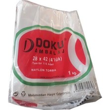 Belirtilmemiş Naylon Torba 28X42 cm 1 kg