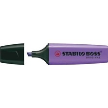 Mikasso Boss Fosforlu Kalem Eflatun Mor