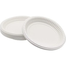 Belirtilmemiş 19 cm Plastik Tabak 100 Adet