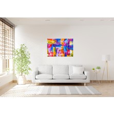 Tablo Trendi Rengarenk Popart Kanvas Tablo 0554