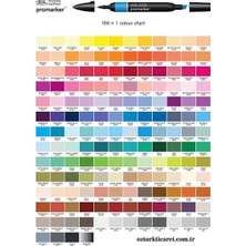 Mikasso Newton Promarker Çift Uçlu Alkol Bazlı Grafik Çizim Kalemi Storm Cloud (BG05) Gri