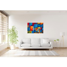 Tablo Trendi Rengarenk Popart Kanvas Tablo 0382