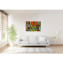 Tablo Trendi Rengarenk Popart Kanvas Tablo 0860