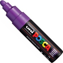 Mikasso Posca Marker Akrilik Boyama Kalemi Pc-7k (4.5-5.5mm) Mor Renk Mor