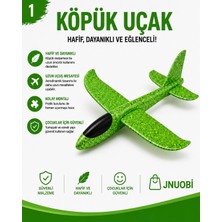 Kolav Köpük Uçak Oyuncak – Hafif ve Dayanıklı Eva Köpük Planör – Kolay Kurulum – Açık Hava Çocuk Oyuncağı
