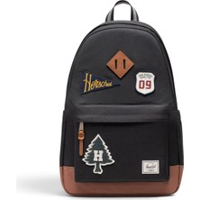 Herschel Heritage  Su Itici Kumaş Sırt Çantası, 16" Laptop Uyumlu, 24 L Uniseks Siyah Çanta - 11383