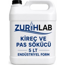 Zurihlab Zurıhlab Endüstriyel Güçlü Kireç ve Pas Sökücü 5 Lt – Yoğun Temizlik Için Etkili Çözüm