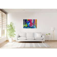 Tablo Trendi Rengarenk Popart Kanvas Tablo 0633