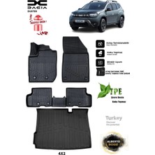Alberto Rossi Dacia Duster 4x2 2023 Araca Özel 3D Paspas ve 3D Bagaj Havuzu