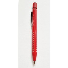 Mikasso Metal Üçgen Grip Perfect Silgili 07 Uçlu Kalem - 1 Adet Kırmızı Kırmızı