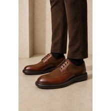 Calvaren Auren Walnut Brown Hakiki Deri Premium Erkek Casual Ayakkabı
