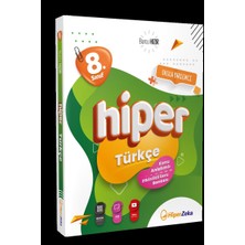 Akm Kitap 8. Sınıf Hiper Türkçe Konu Anlatımlı & Soru Bankası Hiperzeka Yayınları