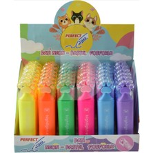 Mikasso Pati Şekilli Neon Renkler Fosforlu Kalem (6 Lı) Sarı