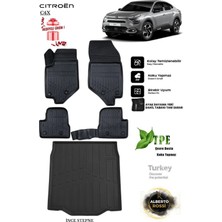 Alberto Rossi Citroen  C4X  2026 Araca Özel 3D Paspas ve 3D Bagaj Havuzu