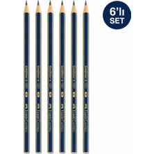 Mikasso Faber-Castell Goldfaber 4h Çizim Kalemi 6'lı - Mimari Çizim ve Ince Hatlar Için Ekstra Sert Uçlu Tek