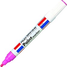 Mikasso Paint Marker - Pembe Renkli Tebeşir Beyaz