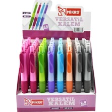 Mikasso 4 Adet 2.0 Uçlu, Kalın Uçlu Versatil Kalem MP-816-2.0 Çok Renkli
