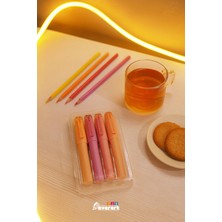 Mikasso Fosforlu Pastel Renk 4 Lü Kalem Seti Çok Renkli