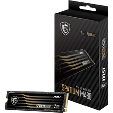 MSI 2tb Msı Spatıum M480 Pro Nvme M.2 7400/7000MB/S