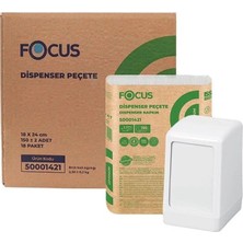 Belirtilmemiş Focus Dispenser Peçete 250 Adet 18 Paket