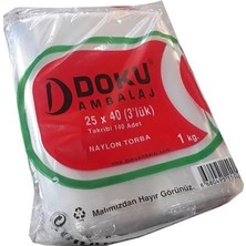 Belirtilmemiş Naylon Torba 25X40 cm 1 kg