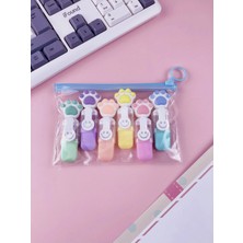 Mikasso Sevimli Tatlım Mini Renkli Göz Koruma Fosforlu Kalem(6'lı Set) Çok Renkli
