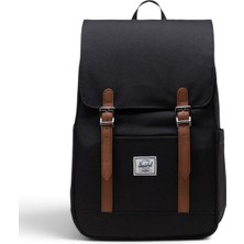 Herschel Retreat Küçük Boy  Su Itici Kumaş Sırt Çantası, 14" Laptop Uyumlu, 17 L Uniseks Siyah Çanta - 11400