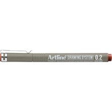 Mikasso 232N Drawing System Çizim Kalemi 0.2 mm Sepia Tek Renk