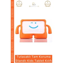 Denguva #tablettutucu Apple iPad 7 8 9 Nesil 10 2 Inç Yumuşak Dokulu Tutacaklı Darbe Tam Koruma Standlı Kids
