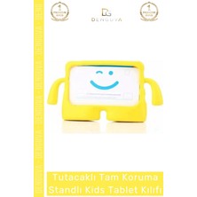 Denguva #tablettutucu Apple iPad 7 8 9 Nesil 10 2 Inç Yumuşak Dokulu Tutacaklı Darbe Tam Koruma Standlı Kids