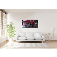 Tablo Trendi Rengarenk Popart Kanvas Tablo 0961
