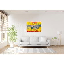 Tablo Trendi Rengarenk Popart Kanvas Tablo 0631