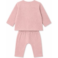 Bip Baby Kız Bebek 3'lü Müslin Takım Mürdüm